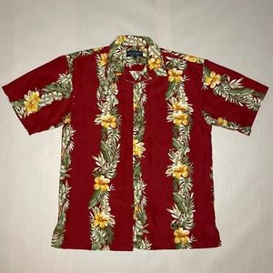 Vintage Hawaiian Button Up Shirt